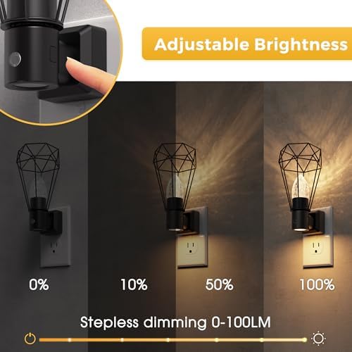 L LOHAS LED Night Light, 2 Pack Night Lights Plug into Wall - Image 3