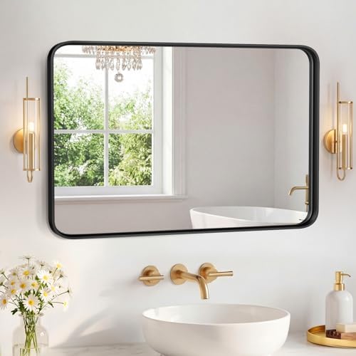 Sweetcrispy Bathroom Mirror 40x24 Inch, Vanity Mirror by Sweetcrispy