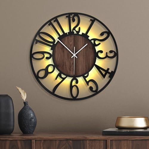 20 Inch Large Metal Wall Clock by ArtfulClocksBeautifulMoments