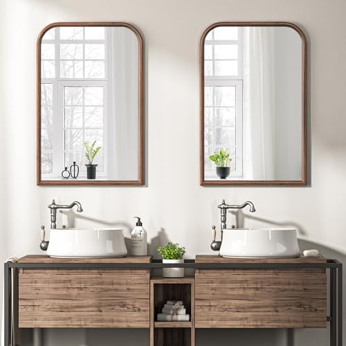 24"x36" Arch Wall Mirror for Wall, Wall Mounted Vanity Mirror for Bedroom - Image 2