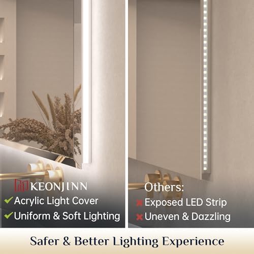 Keonjinn 84"x40" LED Bathroom Mirror - Image 2