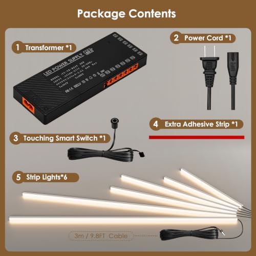 Slat Wall Lights for Wood Panel-6PCS LED Recessed Lighting Kit - Image 3