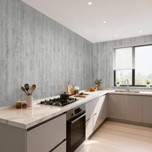 50Pcs 3D Faux Stone Wall Panels 23.6"X11.8" Grey Textured Tiles Peel and Stick - Image 3