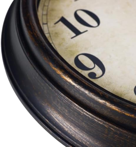 Wall Clock Battery Operated Silent Vintage Wall Clocks - Image 6