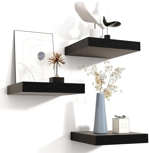 Venusmiles 8"x8" Square Floating Shelves by Venusmiles