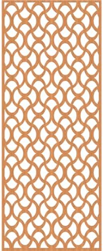 Resort Decorative Pierced Fretwork Wood Wall Panels, 23 3/8"W x 59 3/8"H x 3/8"T - Image 2