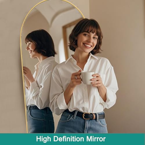 57"x20" Arched Full Length Mirror, Full Floor Mirror - Image 5