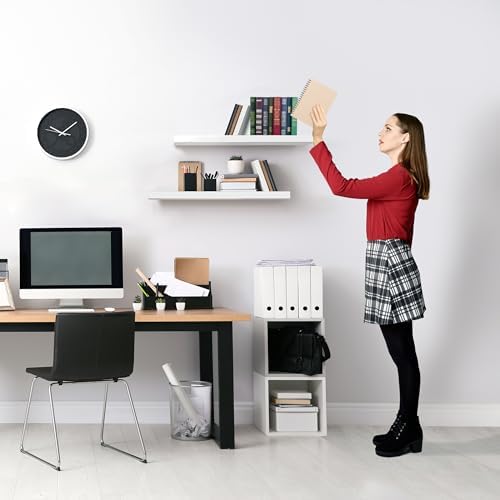 Sorbus Floating Shelves for Wall, Wood Wall Storage - Image 6