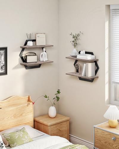 CHOEZON Hexagon Floating Shelves - Image 4