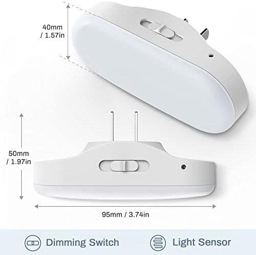 DORESshop Night Lights Plug into Wall, Daylight White Night Light, 4 Pack - Image 6