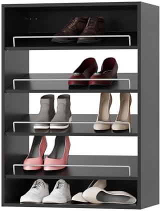 Shoe Shelf Short Tower Closet Unit, Modular Closet System, Wood Closet System by Unknown