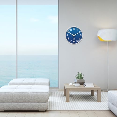 XNM 12 Inch Classic Minimalist Wall Clocks Battery Operated - Image 2