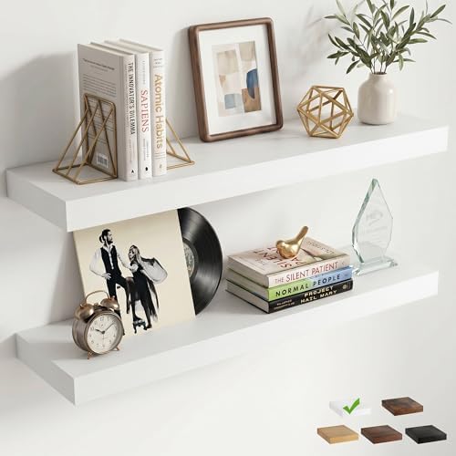 32 Inch Floating Shelves for Wall by FLYJOE