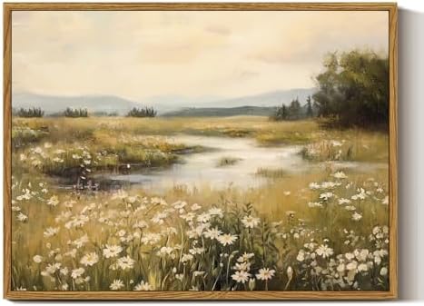 InSimSea Framed Canvas Wall Art Vintage Decor, Farmhouse Wall Decor by InSimSeaArt