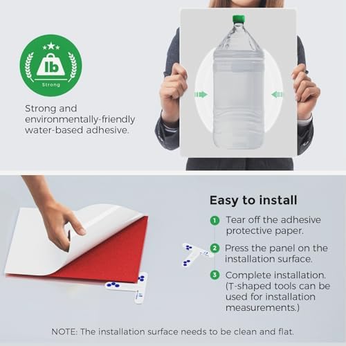 12 Pack Self-Adhesive Acoustic Panels, 2nd Generation Sound Absorbing Panel - Image 4
