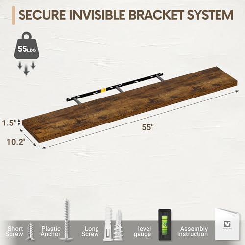 Vivelove 10 Inch Deep Floating Shelves - Image 3