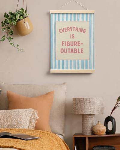 FGFK Preppy Pink and light Blue Everything Is Figureoutable Inspirational - Image 5