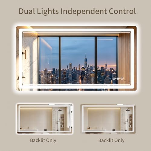 30"x55" LED Bathroom Mirror - Image 2