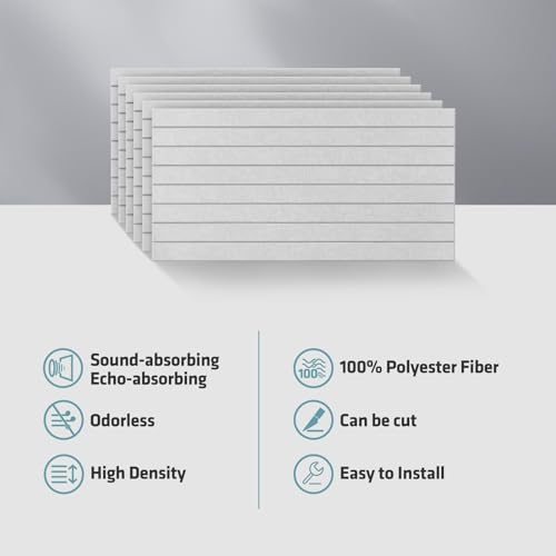 6 Pack 47.2"x23.6" Acoustic Panels, Sound Absorbing Panels - Image 4