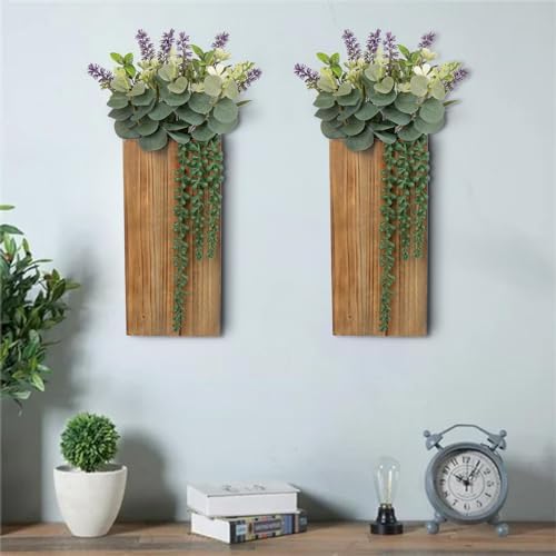 DILATATA Wood Wall Planters 2 Pack - Image 5