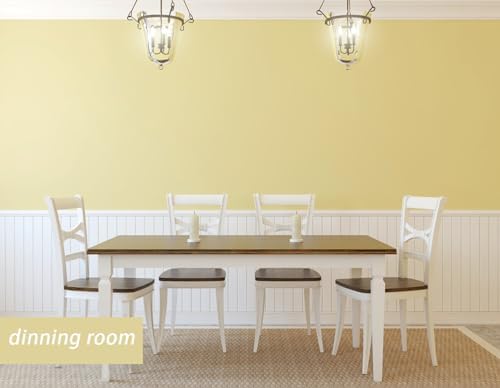 15.7"x197" Yellow Wallpaper Solid Color Yellow Contact Paper Removable - Image 3