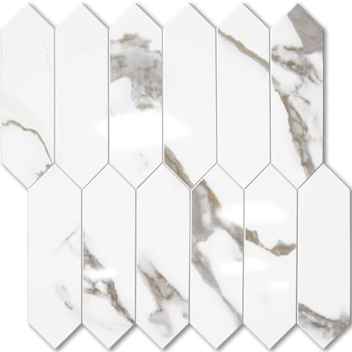 Vamos Tile Glossy White Marble by VamosTile