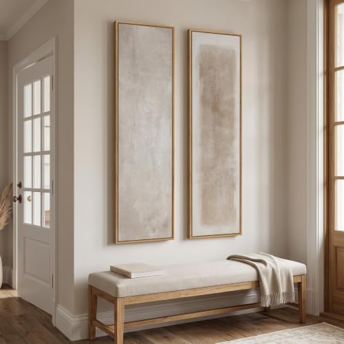 Large Framed Vertical Wall Art - Image 2