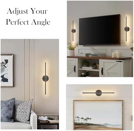 KARTOOSH Battery Operated Wall Sconces Set of Two Wireless Wall Lights - Image 6