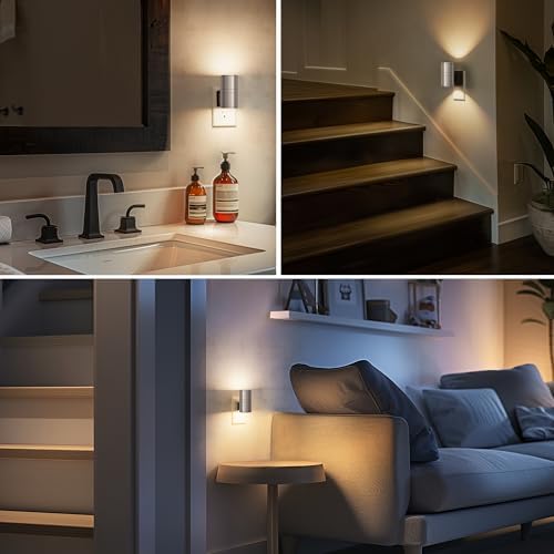 L LOHAS LED Night Light, Dimmable Night Lights Plug into Wall, Light Sensor - Image 5