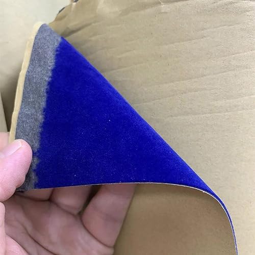 Blue Self Adhesive Soft Velvet Drawer Liner DIY Fabric Felt Liner - Image 5