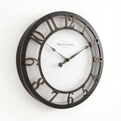 Presentime 10" Farmhouse Series Wall Clock - Image 3