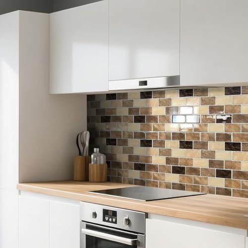 Art3d 10-Pack Subway Peel and Stick Backsplash, 12 x 12 Inch - Image 2