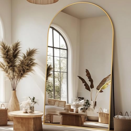 Antok 82" x44” Arched Full Length Mirror, Floor Mirror - Image 3