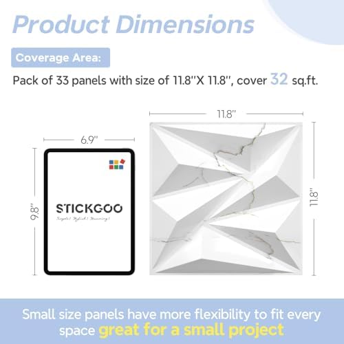 STICKGOO 3D Wall Panels Diamond - Image 6
