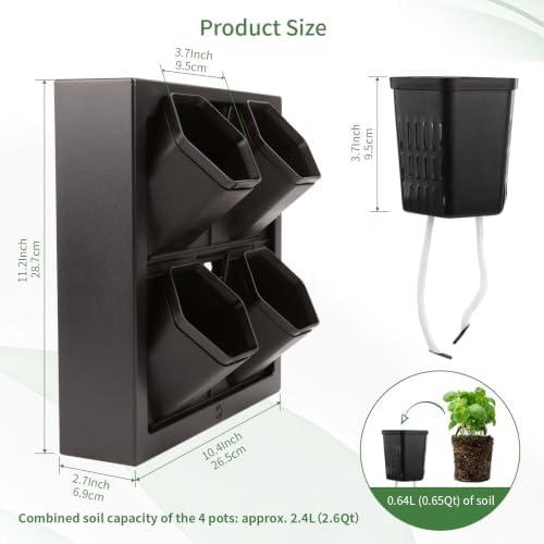 FRESH SPEED Self-Watering Wall Planters - Image 4