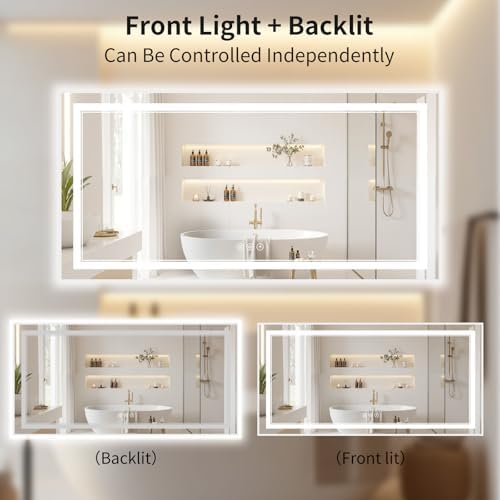 30"x60" LED Bathroom Mirror - Image 4