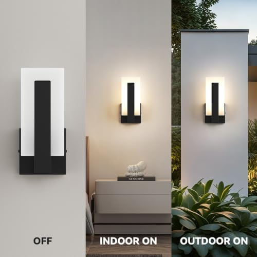 2 Pack Modern LED Wall Sconces, 9.76Inch 5W 3000K Wall Lights - Image 6