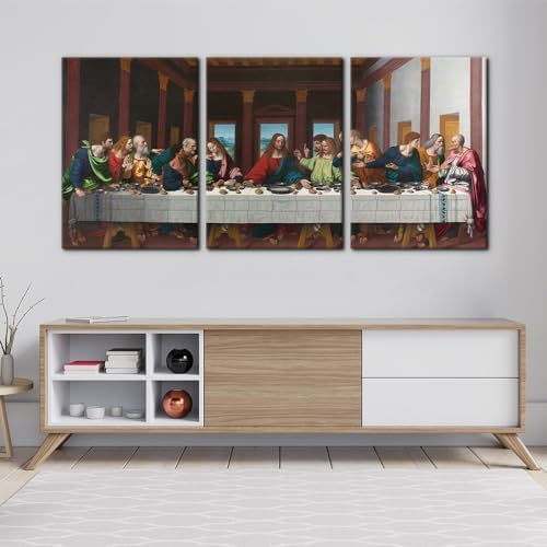 The Last Supper Painting Prints on Canvas Last Supper Wall Art Decor - Image 3
