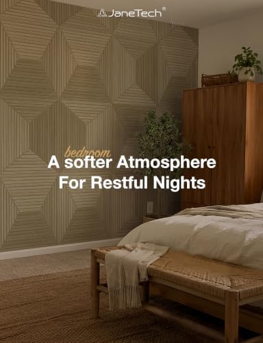 JaneTech 6 Pack Wood Acoustic Panels, Decorative Acoustic Wall Panels Sound - Image 7