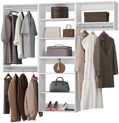 ROOMTEC Modular Closet System, Modern Wooden Tower by ROOMTEC