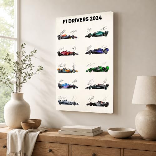 InkFlow Posters Car Racing Canvas Poster - Image 4