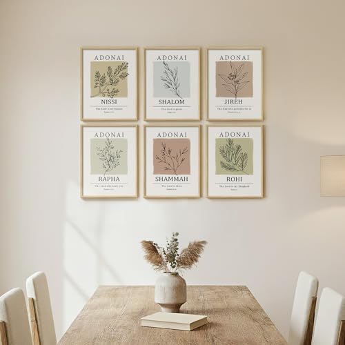 Framed Christian Bible Verse Wall Art, Scripture Religious prints, 11x14 In - Image 4