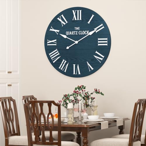 ARTPOWER 35.5” Extra Large Giant Farmhouse Wall Clock - Image 6