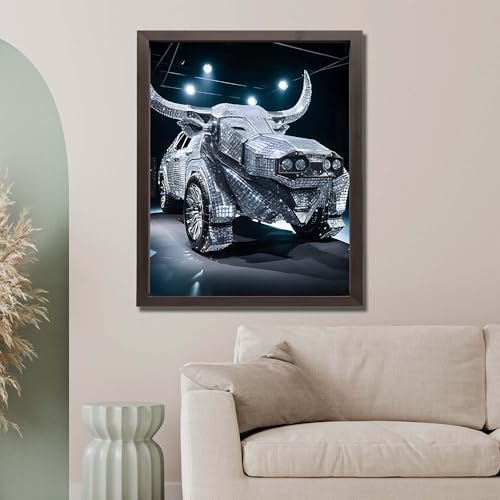InkFlow Posters Diamond Car Canvas Poster - Image 5