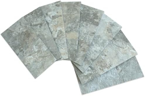 AULIGET 100-Piece Faux Stone Peel and Stick Backsplash Wall Tiles, Laundry Room by AULIGET