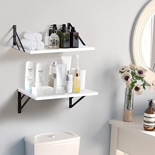 Tectocker-DOU 2 Pc Deep Floating Wall Shelves, Heavy Duty - Image 2