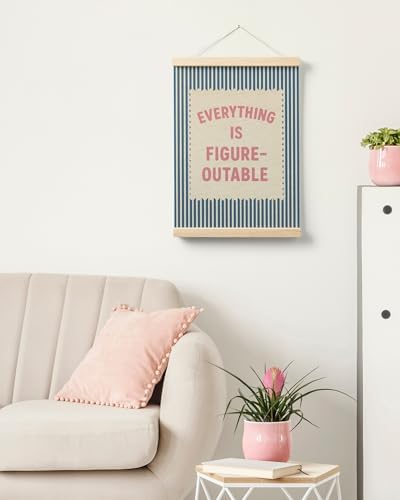 FGFK Everything Is Figureoutable Inspirational Wall Art Poster Hanger Frame - Image 7
