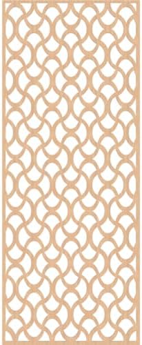 Resort Decorative Pierced Fretwork Wood Wall Panels, 31 3/8"W x 79 3/8"H x 1/4"T - Image 4
