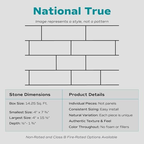 Evolve Stone National True KM Non-Rated Flat Stone Veneer - Image 2