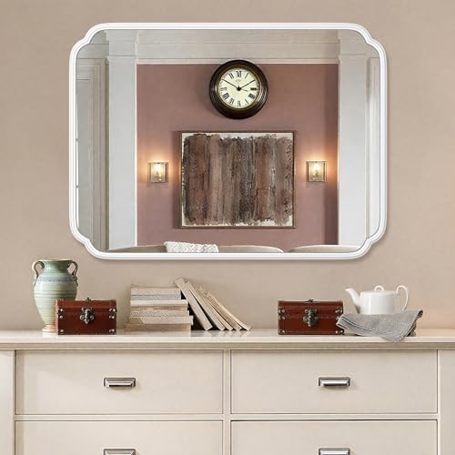 Ferytange White Bathroom Vanity Mirror - Image 3
